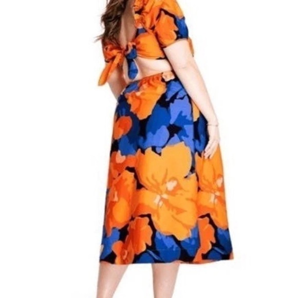 NWT Women’s Plus Size Tabitha Brown Dress Floral Print - Picture 2 of 5